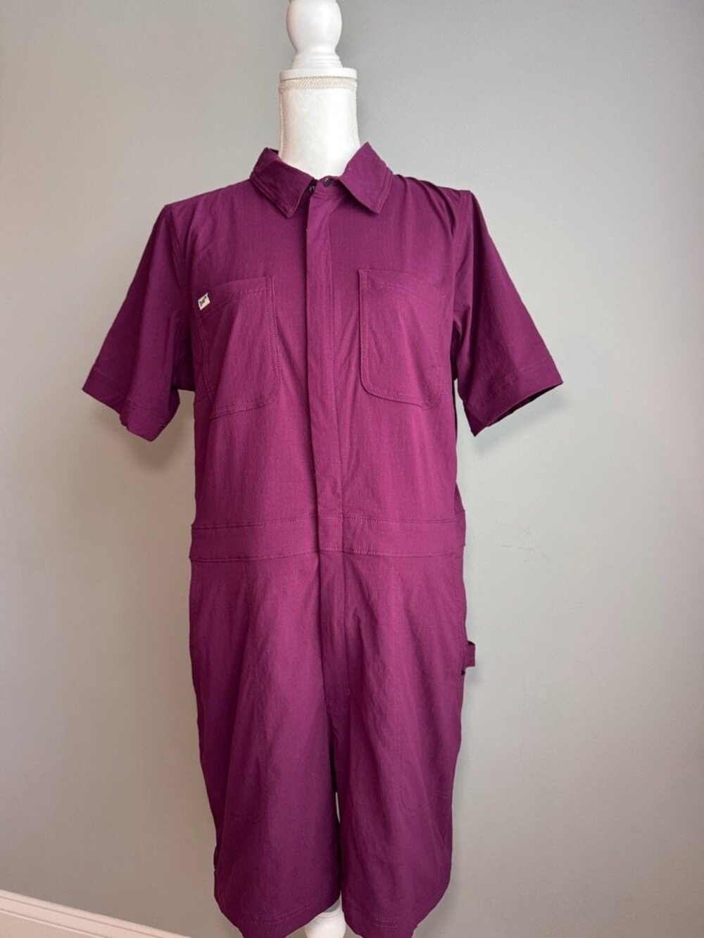 Duluth Trading Co. Women's Medium Heirloom Gardening 7" Short Coveralls